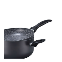 Nouvelle marmite multifonctionnelle pour la maison, à double poignée, en aluminium antiadhésif, avec isolation thermique et poignée suspendable