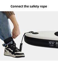 Planche à pagaie gonflable Aqua Plus de 15 cm d'épaisseur, pour tous les niveaux, portable, avec pagaie, pompe et sac de transport