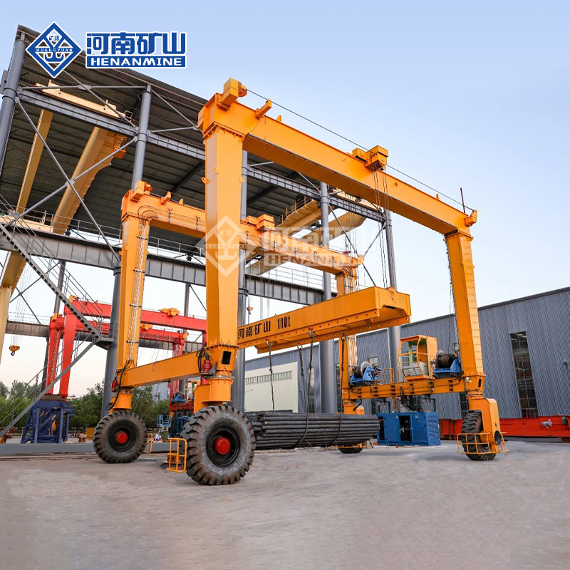 Прямые продажи с завода рудника Henan, портальный кран мощностью 30 тонн, 45 тонн, портальный кран, несущий резиновый контейнер, козловой кран, 50 т, 100 т, цена