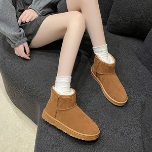 Chaussures classiques confortables pour femmes, nouvelles, à semelle épaisse, antidérapantes, avec un grand rembourrage en coton, chaudes, bottes de neige tendance - Product Image 4