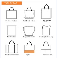 Sac fourre-tout personnalisé en tissu Oxford Ripstop réutilisable et pliable, petit sac de courses et de rangement, sac à main imprimé style de vie