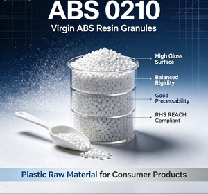 Granulés de résine sphériques vierges ABS 0210 de qualité extrusion ZPC ZA0210, bonne brillance de surface, conformes RoHS REACH, pour applications électriques - Product Image 3