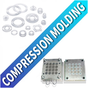 Moule de <span class=keywords><strong>compression</strong></span> en caoutchouc de silicone liquide (LSR) de qualité médicale haute précision, outillage durable multi-cavités pour joints toriques - Product Image 1