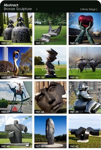 YOUFINE Grande Statue Abstraite de Princesse Manolo <span class=keywords><strong>Vald</strong></span>és en Bronze, Sculpture de Femme Abstraite pour Extérieur, pour Parc Urbain et Place Publique - Product Image 3