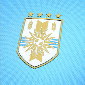 Uniforme de Fútbol Personalizado 2024 de Alta Calidad con Logotipo, Nombre y Número Impresos, Diseño de la Selección Nacional de Uruguay - Product Image 4