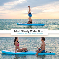 Planche de surf gonflable à cordon de serrage pour adultes, planche à pagaie en maille, planche de SUP, planche de surf aquatique, planche de paddle gonflable debout