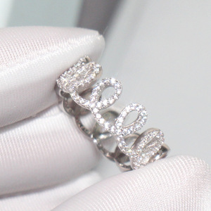 Anello con Design a Corona Curva per Dito Indice da Donna - Product Image 3