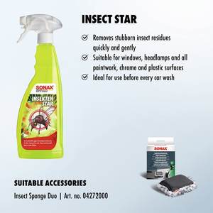 Eliminador de Insectos Insect Star de Calidad Garantizada, 750 ml, para Eliminar Rápidamente Insectos y Alquitrán de Vehículos - Product Image 2