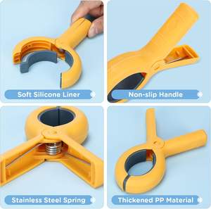 Clips <span class=keywords><strong>de</strong></span> serviettes <span class=keywords><strong>de</strong></span> <span class=keywords><strong>plage</strong></span> <span class=keywords><strong>de</strong></span> taille jumbo <span class=keywords><strong>pour</strong></span> chaises <span class=keywords><strong>de</strong></span> <span class=keywords><strong>plage</strong></span> piscine <span class=keywords><strong>de</strong></span> croisière grandes épingles à linge - Product Image 2