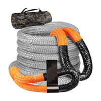 Kit de sangles de corde de remorquage de récupération cinétique en Nylon robuste de haute qualité pour camions tracteur corde cinétique de 2 pouces