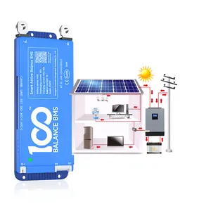 BMS Lithium Battery Energy Storage PCB Protection Board Li-ion LiFePO4 100A 150A 24V 8s Inverter BMS with Can RS485 Bluetooth