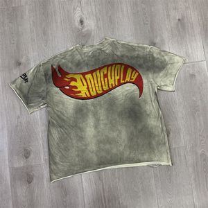 <span class=keywords><strong>2025</strong></span> Phong Cách Mới Cổ Điển Faded T-Shirt Chất Lượng Cao In Đồ Họa Áo Sơ Mi Quá Khổ Giản Dị 100% Cotton <span class=keywords><strong>Tee</strong></span> Thô Chơi Người Đàn Ông Của <span class=keywords><strong>Tee</strong></span> - Product Image 4