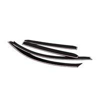 Pare-brise noir teinté avec bande déflecteur de pluie visière de porte pour Kia Sorento 2011 2012 2013 2014 2015 accessoires
