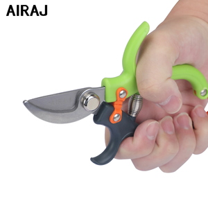 AIRAJ, <span class=keywords><strong>Mini</strong></span> tijeras portátiles ligeras para bonsái, hoja de acero inoxidable, herramienta de corte de poda e injerto de jardín con mango de plástico - Product Image 3