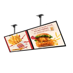 43-inch HD LCD kỹ thuật số Bảng menu cho thức ăn nhanh và cà phê cửa hàng trưng bày trong nhà với hình ảnh động & Văn Bản OEM Nhà cung cấp 1-năm bảo hành - Product Image 6