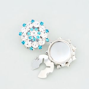 Gemelli di Lusso Leggero Stile Europeo Americano Transfrontaliero, con Cristallo Bianco, Acrilico, Resina Lucite e Strass, da Donna per Abito da Sera - Product Image 1