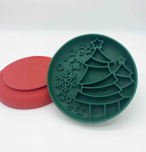 VaryWell en stock Tapis à lécher pour chien de différentes couleurs 2025 New <span class=keywords><strong>Pet</strong></span> Christmas Product Bowl Christmas Dog Slow <span class=keywords><strong>Feeder</strong></span> - Product Image 5