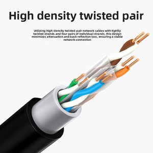 高品質工場カスタム耐候性23/24AWG防水<span class=keywords><strong>Cat6</strong></span>ケーブル高速<span class=keywords><strong>Cat6</strong></span>屋外UTP - Product Image 5