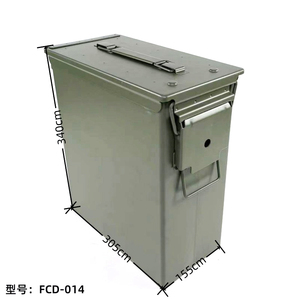 Caja <span class=keywords><strong>de</strong></span> Metal para Municiones, Impermeable y a Prueba <span class=keywords><strong>de</strong></span> Polvo, Nueva, en Oferta, para Guardar y Transportar, 260*480*170mm - Product Image 4