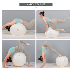 65cm BLOOM Anti Burst Anti Slip Stabilité Workout Fitness Exercice Équilibre Gym Abs Grossesse Accouchement Pilates Yoga <span class=keywords><strong>Ball</strong></span> - Product Image 2