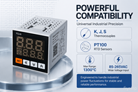Contrôleur de température numérique QIANJI TC3 220V, indice de protection IP22, plage de fonctionnement de -20 à +85°C, interrupteurs intelligents industriels (TDS)