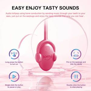 <span class=keywords><strong>Amos</strong></span> Tastysounds - Piruleta Musical con Sabor a Frambuesa Natural, Envuelta Individualmente - Product Image 5