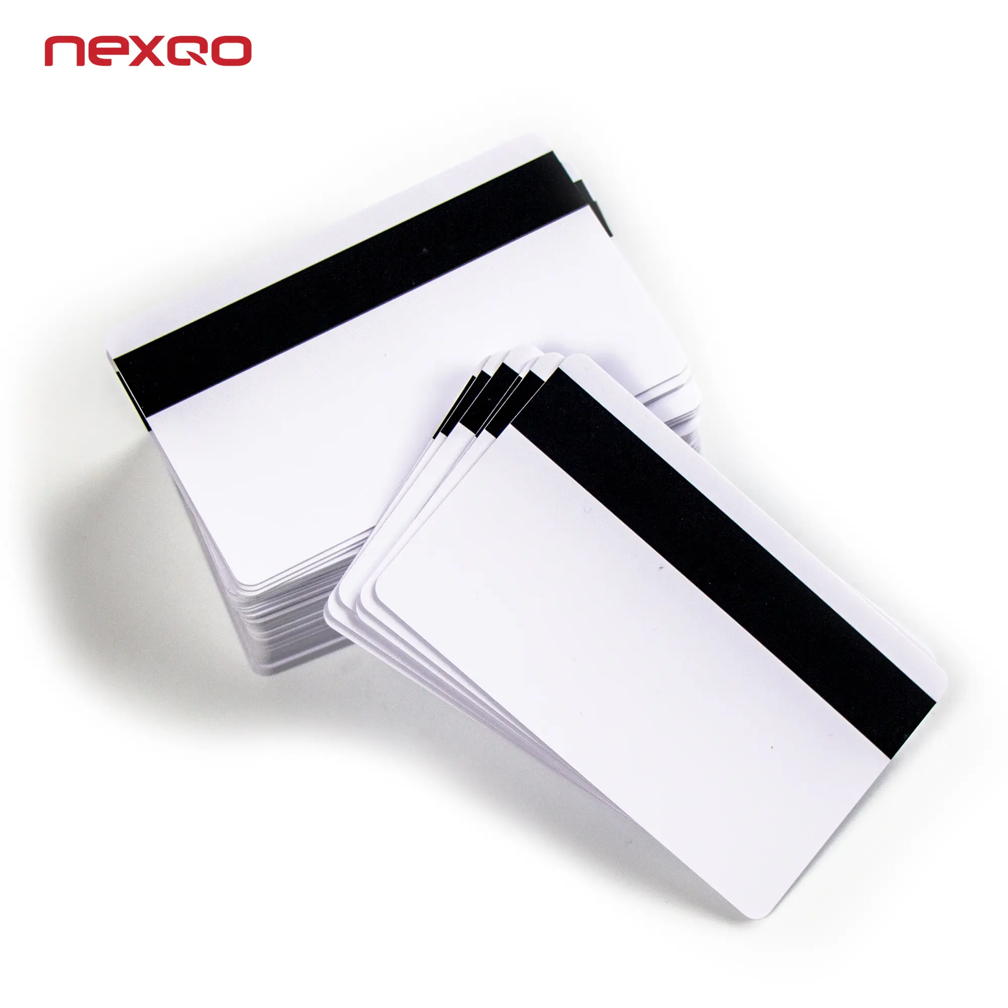 White Blank Plastic Hotel Key Card Re-printable Customized Information Magnetic Stripe Card For Hotel Access Control System