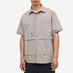 Biểu Tượng Tùy Chỉnh Chất Lượng Cao Không Thấm Nước Nút Áo Sơ Mi Có Thể Tháo Rời Dài Tay Áo Lớn Trở Lại Cửa Hàng Túi Quá Khổ Người Đàn Ông Của Áo Sơ Mi - Product Image 2