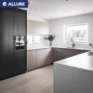 مجموعة خزائن مطبخ فاخرة معلقة بتصميم قياسي من الفولاذ مع الأجهزة في قوانغتشو - Product Image 4