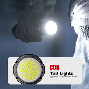 <span class=keywords><strong>Linterna</strong></span> Táctica LED de Alta Potencia, 30000 Lúmenes, Súper Brillante, Largo Alcance, Zoom Telescópico, Recargable, COB, Luz Trasera - Product Image 5