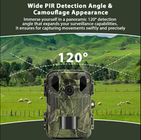 Mini caméra de chasse infrarouge avec connexion Wi-Fi et contrôle par application, vidéo 4K, portée IR 20m/85ft, IP65