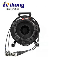 Carrete portátil de plástico industrial utilizado para carrete de cable táctico de fibra óptica