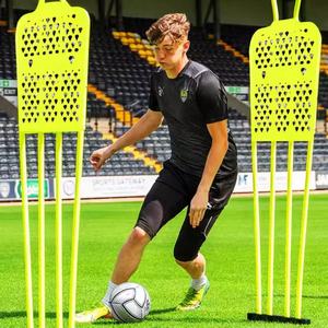 Manichino da Calcio per Allenamento, Muro Bersaglio per Calci di Punizione su Terreni Erbosi, con Base Chiodata per Portieri - Product Image 2