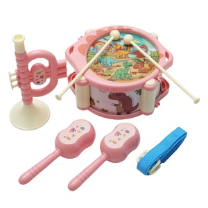 Éducation de la petite enfance tambour à main bébé jouets éducatifs intérieur et extérieur mâle jouer Instrument de <span class=keywords><strong>Percussion</strong></span> - Product Image 2
