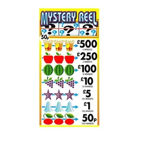 Tire de las pestañas boletos de juego y tablero Imprimir Five Windows Pull Tab Bingo Tickets High Payout