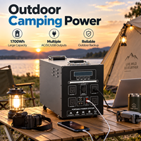 Centrale Électrique Portable 6000 Watts pour Usage Domestique, Système Solaire, Onduleur, Batterie au Lithium Phosphate, Contrôleur MPPT
