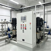 Panneau de commande HMI PLC avancé 12kw-35kw pour pompe de traitement de l'eau avec surveillance à distance