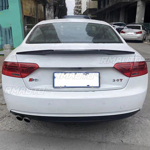 Aile en fibre de carbone pour AUDI A5 Spoiler arrière Coupé B8 4 portes 2008 2009 2010 2011 2012 2013 2014 2015 2016 Sportback Style M4 - Product Image 3