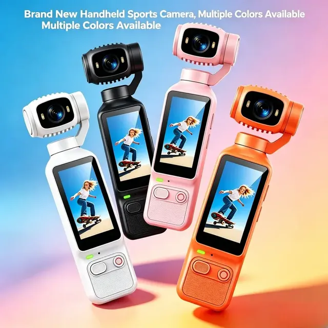 Best Popular Mini Pocket Gimbal Action Camera Wholesale OEM Laser Logo Custom 1.97 Inch HD Screen for Global Resellers