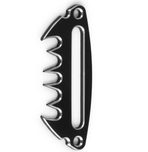 Custom CNC Usinagem alta qualidade alumínio Black Metal Control Mount <span class=keywords><strong>Hawse</strong></span> <span class=keywords><strong>Fairlead</strong></span> - Product Image 3