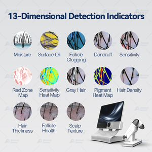 Nuevo Analizador de Cuero Cabelludo 3 en 1 con IA, Modelo 2026, Construcción Metálica, Pantalla Táctil de 15.6 Pulgadas, Multiespectral - Product Image 4