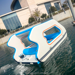 Nouvelle Maison Flottante Gonflable 2026 pour Croisière de Luxe, Design Ponton Pliable 4,5M avec Structure Semi-Rigide et Option Solaire - Product Image 4