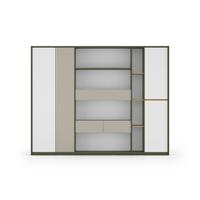 Armoire de bureau moderne et simple avec penderie rétractable, en MFC, matériau écologique, idéale pour le bureau