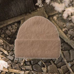 Gorro de Punto Desgastado para Esquí, Cálido, para Hombre y Mujer, Gorro de Invierno con Borde Deshilachado, 100% Lana, Impresión Digital, Diseño Personalizado, OEM - Product Image 3