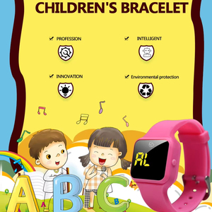 Caractéristiques uniques Montre pour enfant Montre numérique à écran LED rectangulaire Montre personnalisée imprimée de dessins animés Garantie 1 an pour enfants Étudiants - Product Image 1