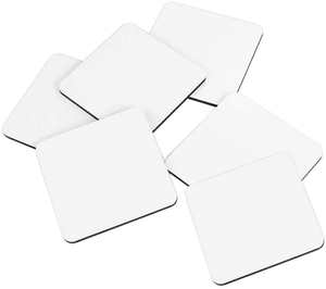 Sottobicchieri MDF personalizzati a buon mercato per sublimazione da 95mm tappetini per bevande in legno - Product Image 2