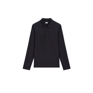 เสื้อโปโลแขนยาวผู้ชาย ผ้าคอตตอนปิเก้ ระบายอากาศได้ดี เหมาะสำหรับชุดยูนิฟอร์มบริษัท มีจำหน่ายไซส์ XS ถึง 5XL - Product Image 3