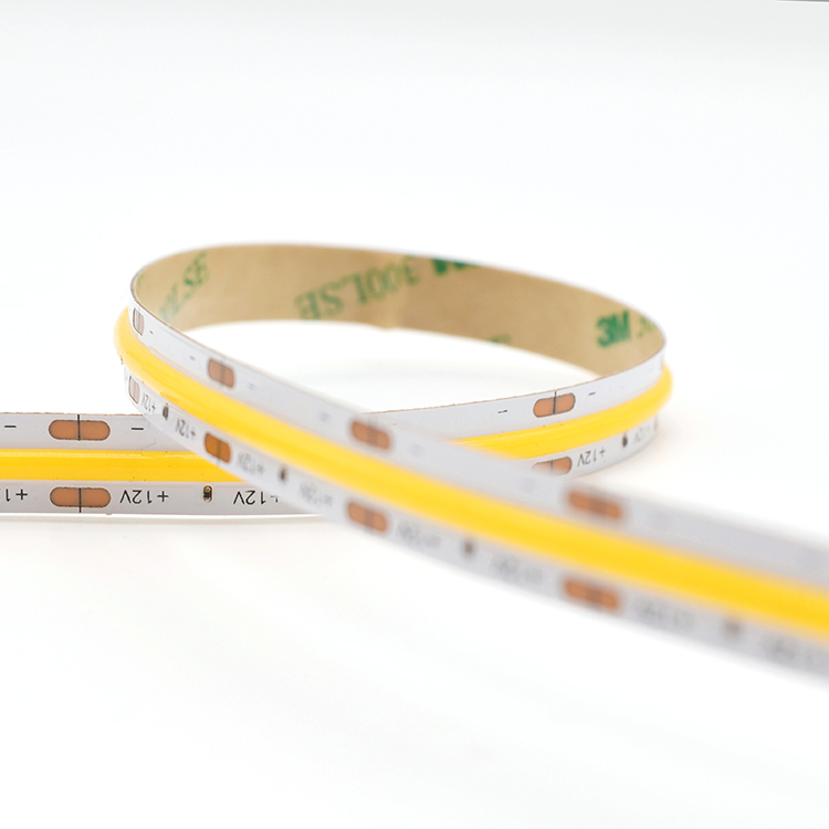 COB LED Strip Light, DC 24V CRI 90 LED Strip Light 480 Chips/M, High Lumen COB LED Tape Lights without Dot 16.4ft Flexible 2700K