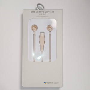 ของแท้เลอโนโว Y107 โปรหูฟังแบบมีสายไมโครโฟนในตัวพร้อมระบบควบคุมระดับเสียงหูฟังแบบใส่ในหูหูฟังสำหรับนอนหลับพร้อมไมโครโฟน - Product Image 1