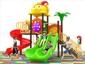 Équipement de glisse pour enfants en plein air pour garderie, parc sportif et jardin - Utilisation commerciale, construction en plastique et en acier - Product Image 6